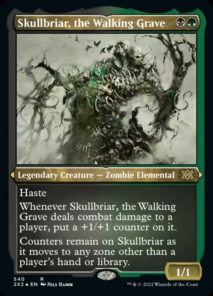 Skullbriar the Walking Grave (Foil Etched) [Double Masters 2022] - MTG Single