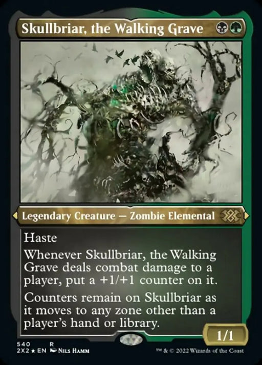 Skullbriar the Walking Grave (Foil Etched) [Double Masters 2022] - MTG Single
