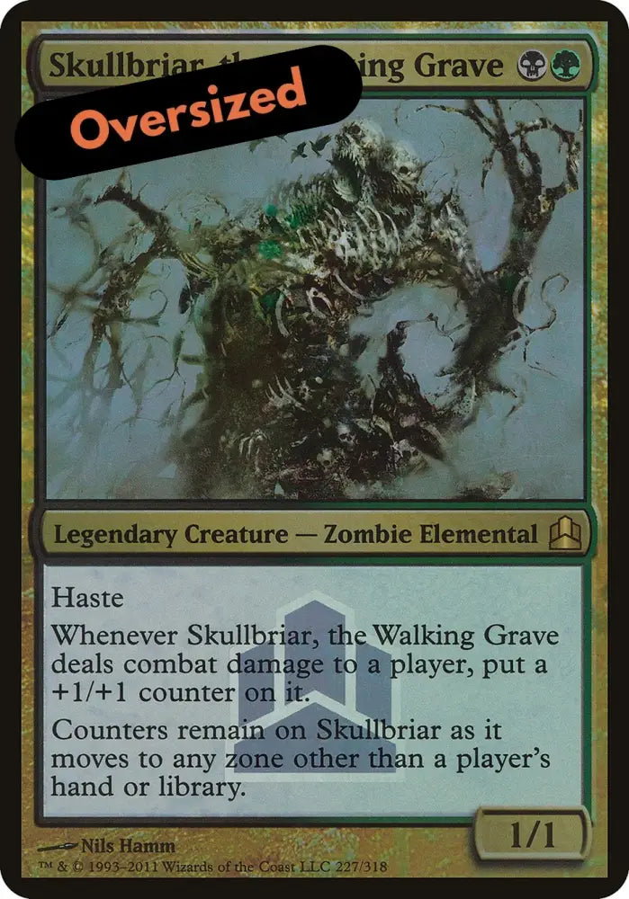 Skullbriar the Walking Grave (Launch) (Oversized) [Commander 2011 Oversized] - MTG Single