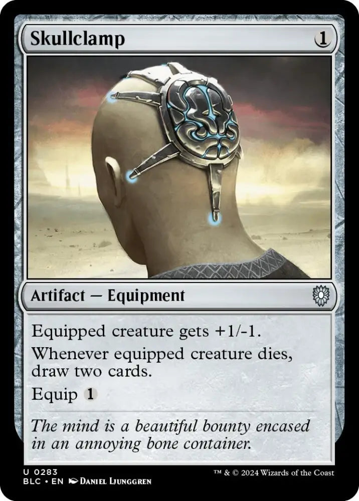 Skullclamp [Bloomburrow Commander] - MTG Single
