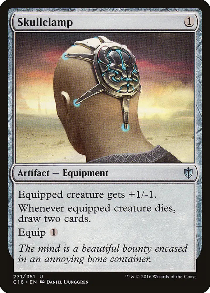 Skullclamp [Commander 2016] - MTG Single