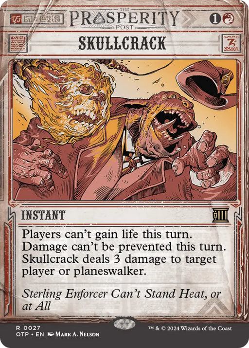 Skullcrack [Outlaws of Thunder Junction: Breaking News] - MTG Single
