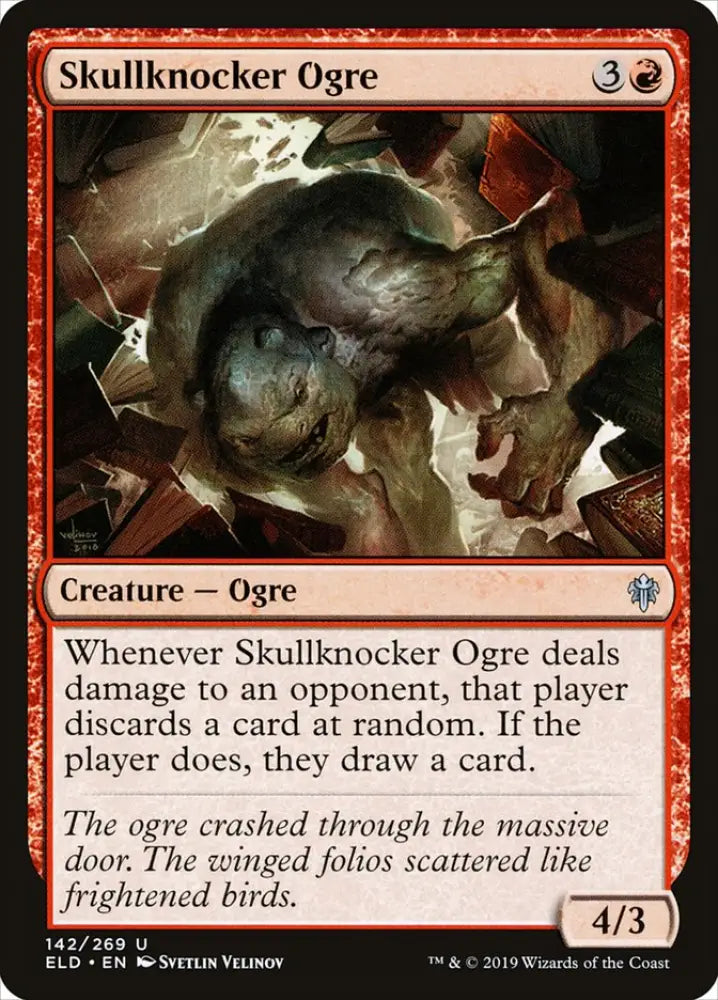 Skullknocker Ogre [Throne of Eldraine] - MTG Single