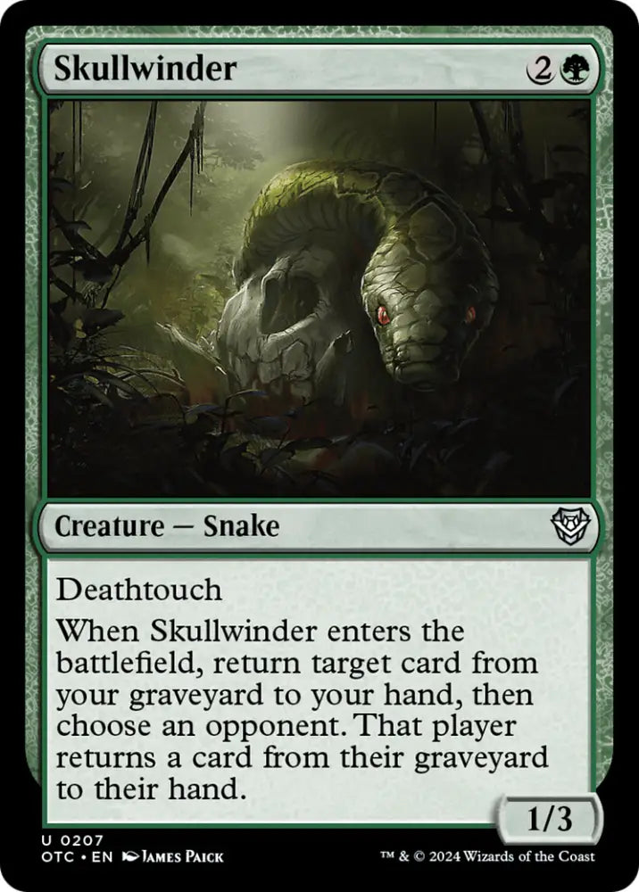 Skullwinder [Outlaws of Thunder Junction Commander] - MTG Single