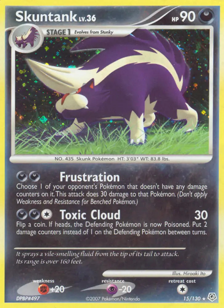 Skuntank (15/130) [Diamond & Pearl: Base Set] - Pokemon Single