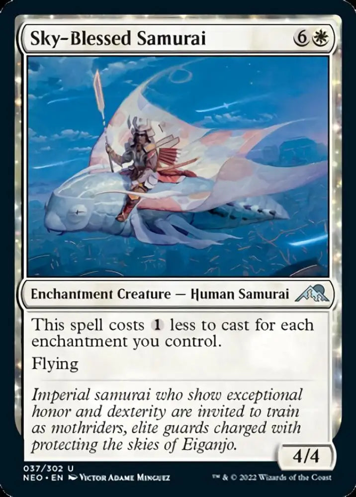 Sky-Blessed Samurai [Kamigawa: Neon Dynasty] - MTG Single