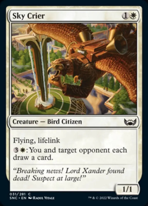 Sky Crier [Streets of New Capenna] - MTG Single