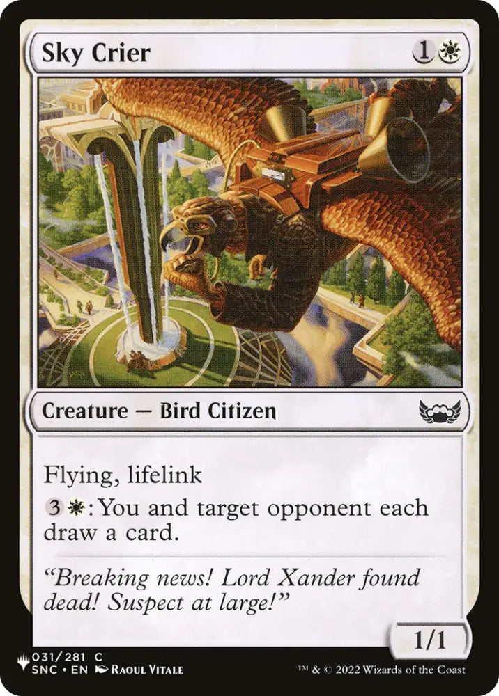 Sky Crier [The List] - MTG Single