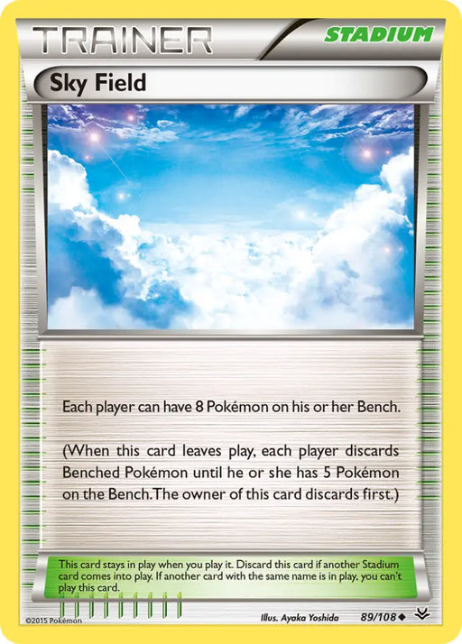 Sky Field (89/108) [XY: Roaring Skies] - Pokemon Single