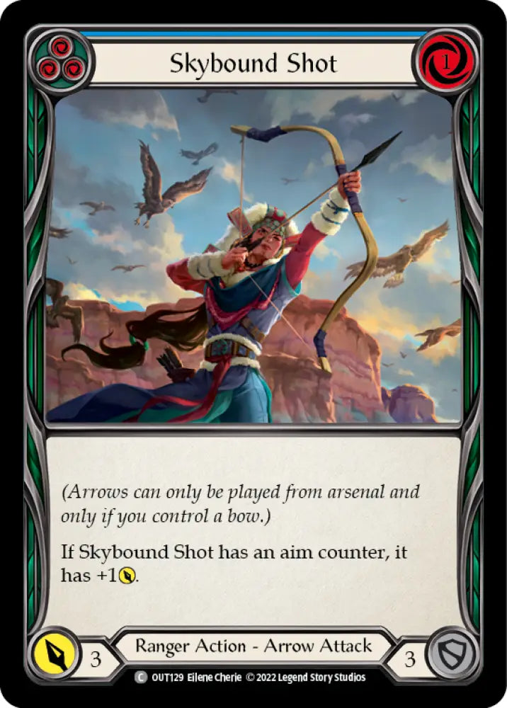 Skybound Shot (Blue) [Outsiders] - Flesh And Blood Single