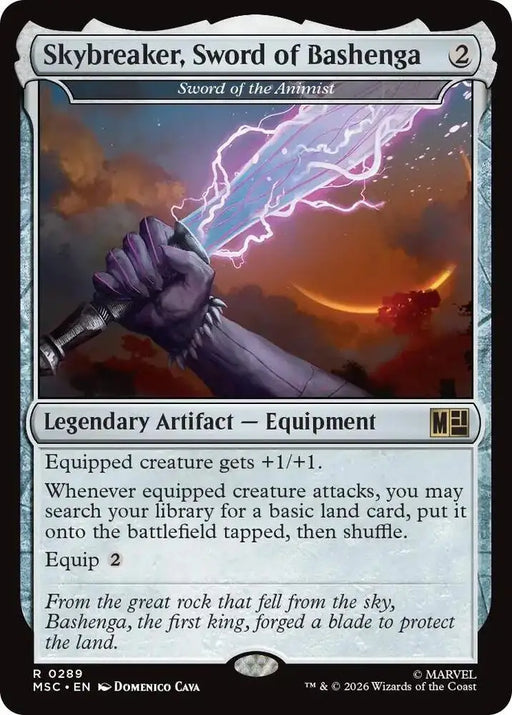 Skybreaker, Sword of Bashenga - Sword of the Animist (289) [Marvel Super Heroes Commander]