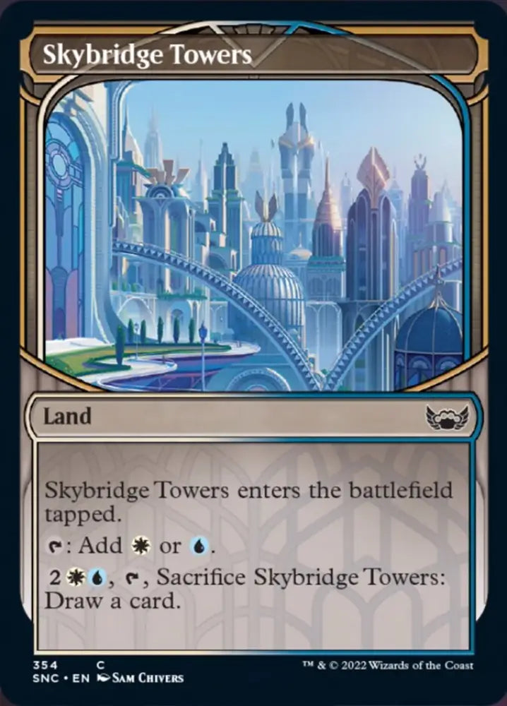 Skybridge Towers (Showcase Skyscraper) [Streets of New Capenna] - MTG Single