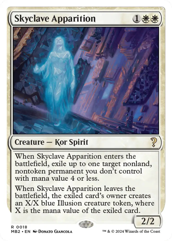 Skyclave Apparition (White Border) [Mystery Booster 2] - MTG Single