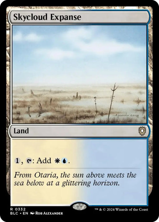 Skycloud Expanse [Bloomburrow Commander] - MTG Single