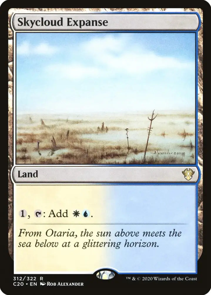 Skycloud Expanse [Commander 2020] - MTG Single