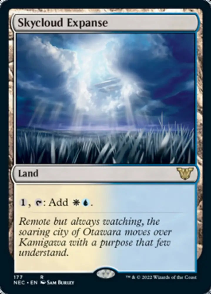 Skycloud Expanse [Kamigawa: Neon Dynasty Commander] - MTG Single