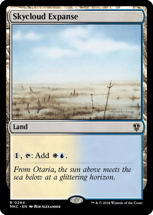 Skycloud Expanse [Murders at Karlov Manor Commander] - MTG Single