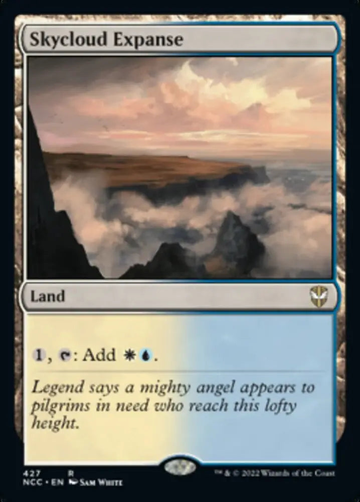 Skycloud Expanse [Streets of New Capenna Commander] - MTG Single
