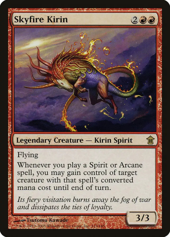 Skyfire Kirin [Saviors of Kamigawa] - MTG Single