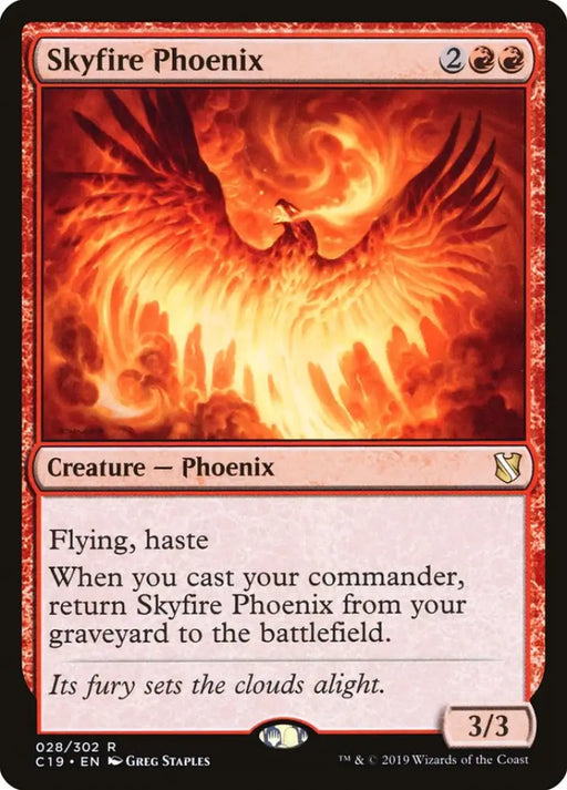 Skyfire Phoenix [Commander 2019] - MTG Single