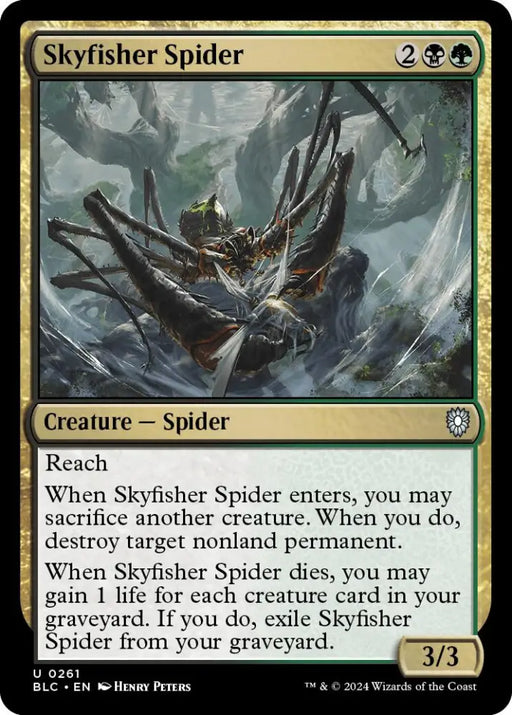 Skyfisher Spider [Bloomburrow Commander] - MTG Single