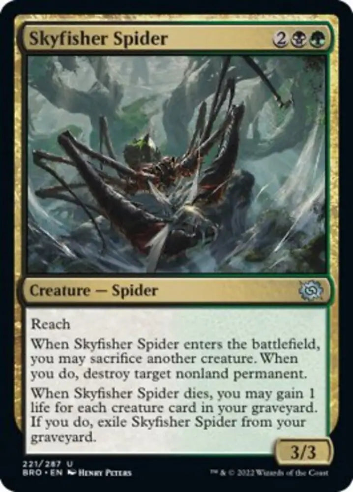 Skyfisher Spider [The Brothers’ War] - MTG Single