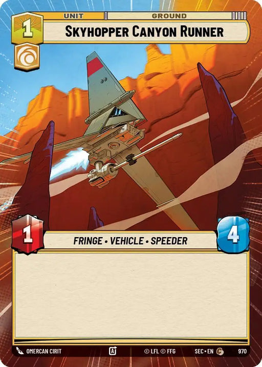 Skyhopper Canyon Runner (Hyperspace Foil) (970) [Secrets of Power]