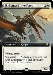 Skyhunter Strike Force (Extended Art) [Phyrexia: All Will Be One Commander] - MTG Single
