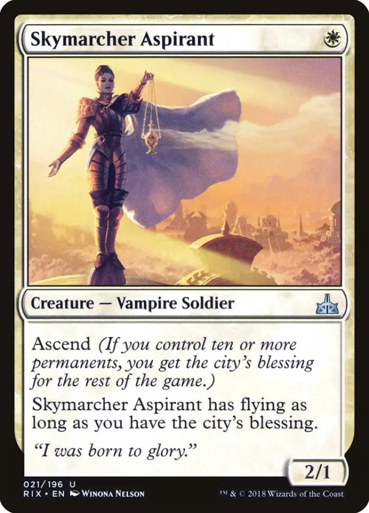 Skymarcher Aspirant [Rivals of Ixalan] - MTG Single