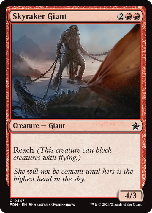 Skyraker Giant [Foundations] - MTG Single