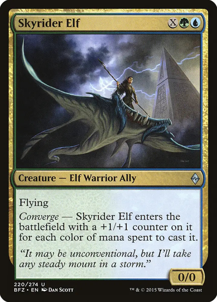 Skyrider Elf [Battle for Zendikar] - MTG Single