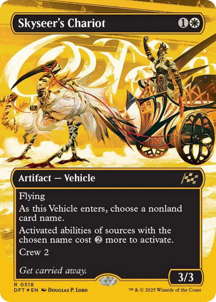 Skyseer’s Chariot (Borderless) (First-Place Foil) [Aetherdrift] - MTG Single