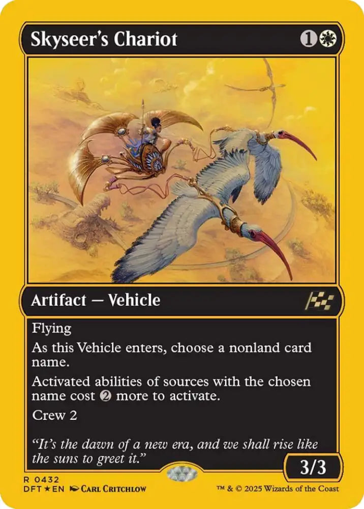 Skyseer’s Chariot (First-Place Foil) [Aetherdrift] - MTG Single