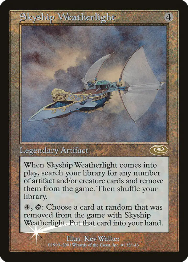 Skyship Weatherlight (Kev Walker) [Planeshift] - MTG Single