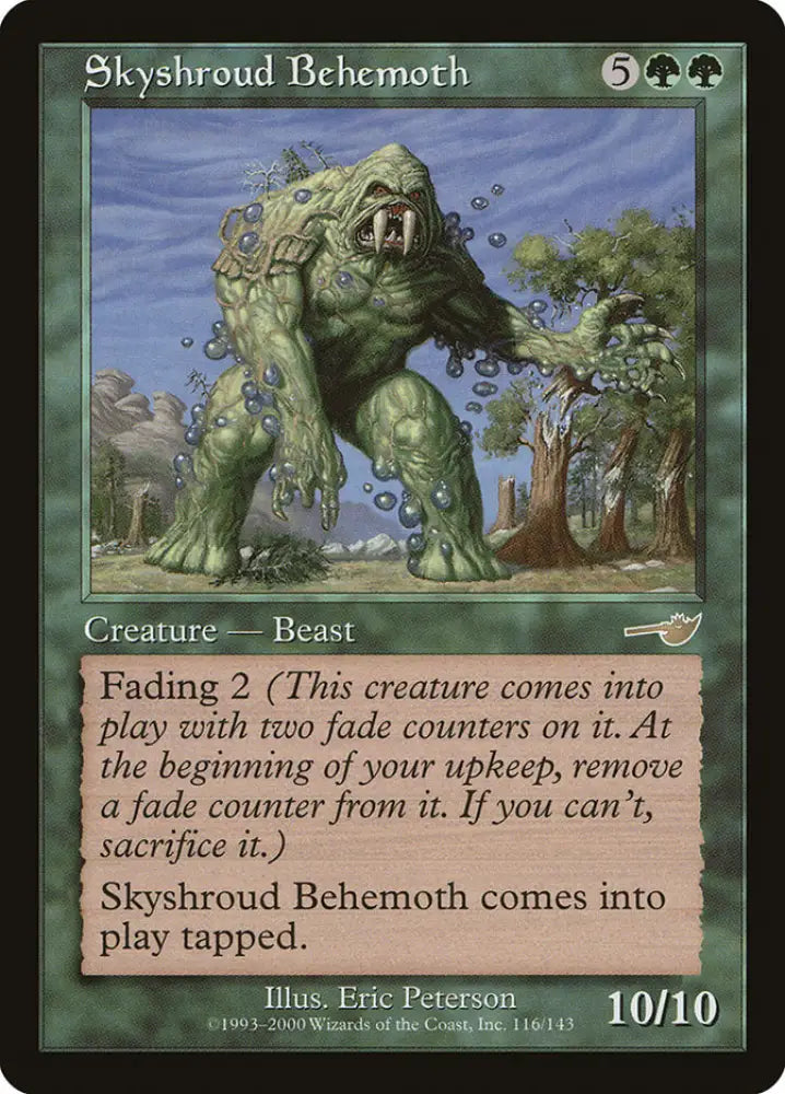 Skyshroud Behemoth [Nemesis] - MTG Single