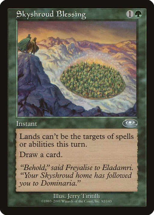 Skyshroud Blessing [Planeshift] - MTG Single