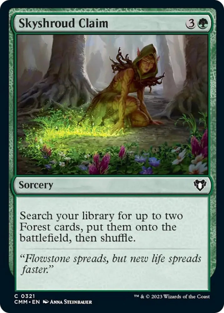 Skyshroud Claim [Commander Masters] - MTG Single