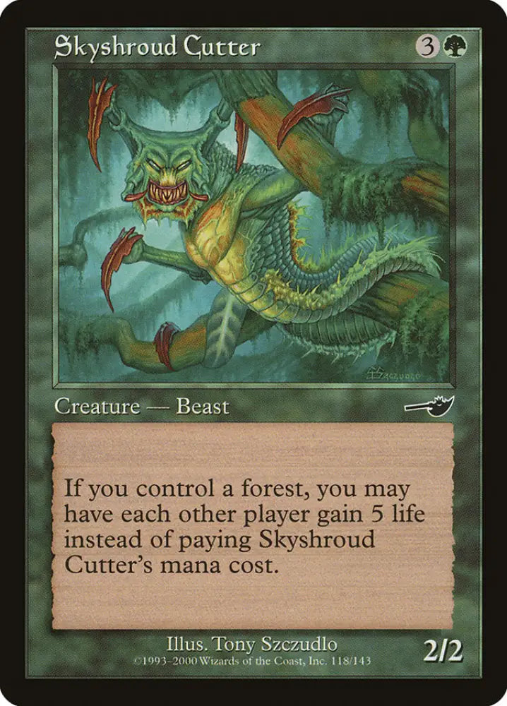 Skyshroud Cutter [Nemesis] - MTG Single