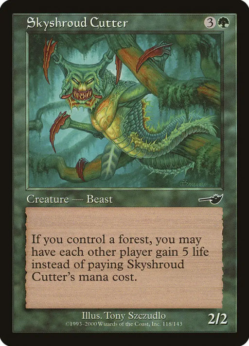 Skyshroud Cutter [Nemesis] - MTG Single