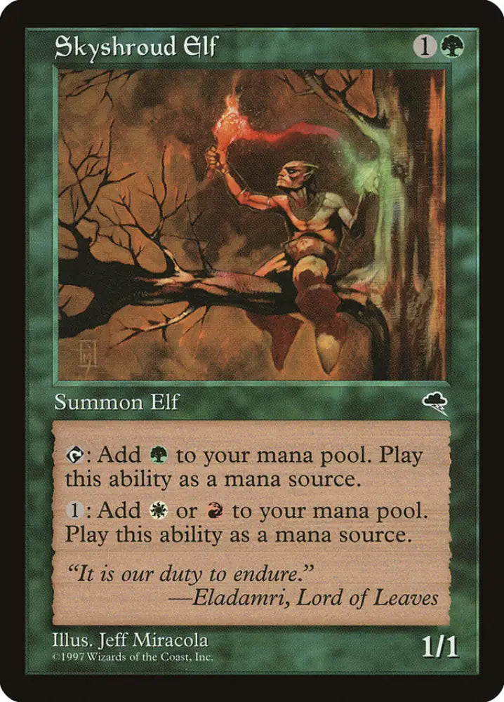 Skyshroud Elf [Tempest] - MTG Single