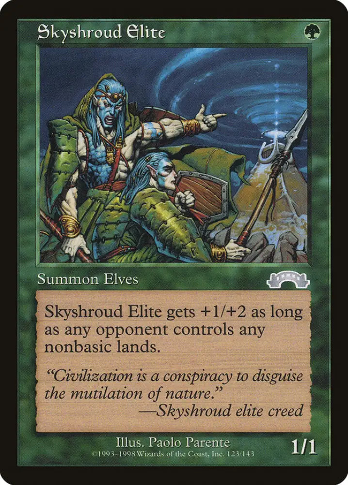 Skyshroud Elite [Exodus] - MTG Single