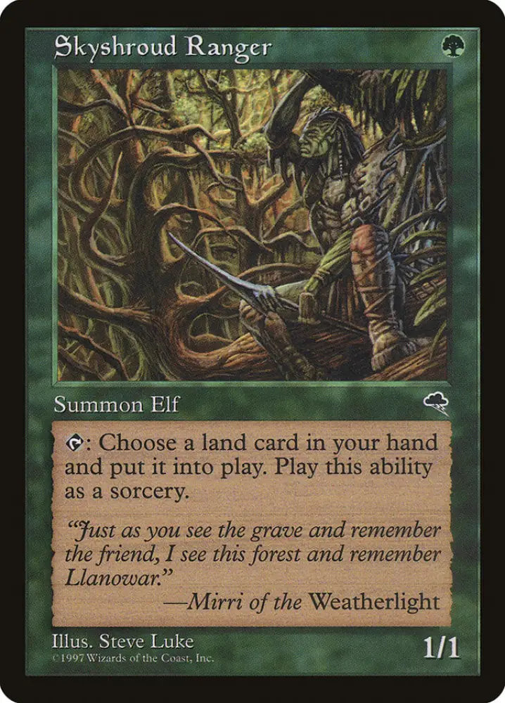 Skyshroud Ranger [Tempest] - MTG Single