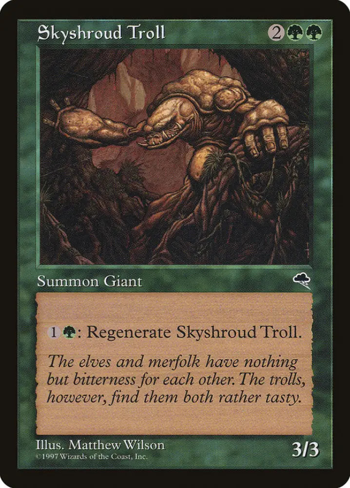 Skyshroud Troll [Tempest] - MTG Single
