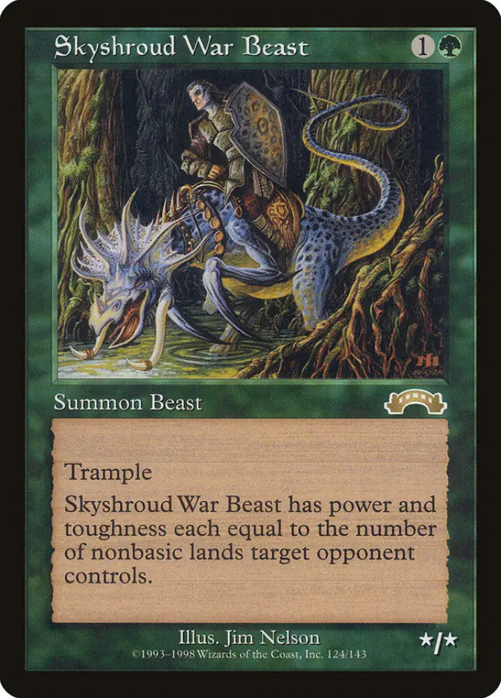 Skyshroud War Beast [Exodus] - MTG Single