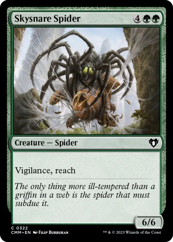 Skysnare Spider [Commander Masters] - MTG Single