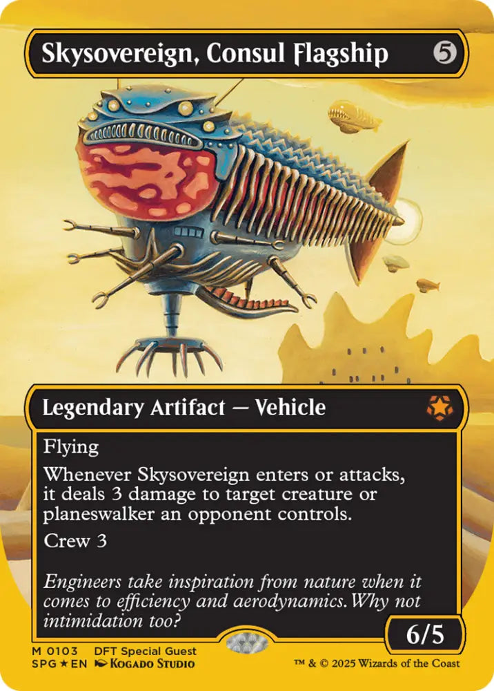 Skysovereign Consul Flagship (First-Place Foil) [Aetherdrift Special Guests] - MTG Single