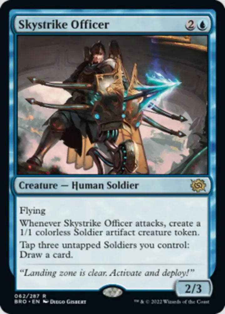 Skystrike Officer [The Brothers’ War] - MTG Single