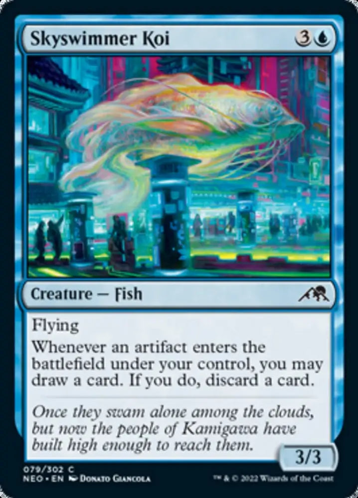 Skyswimmer Koi [Kamigawa: Neon Dynasty] - MTG Single