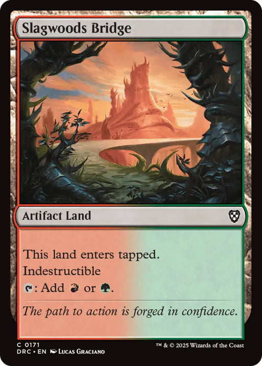 Slagwoods Bridge [Aetherdrift Commander] - MTG Single