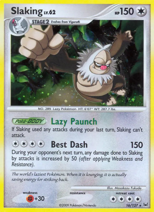 Slaking (16/127) [Platinum: Base Set] - Pokemon Single